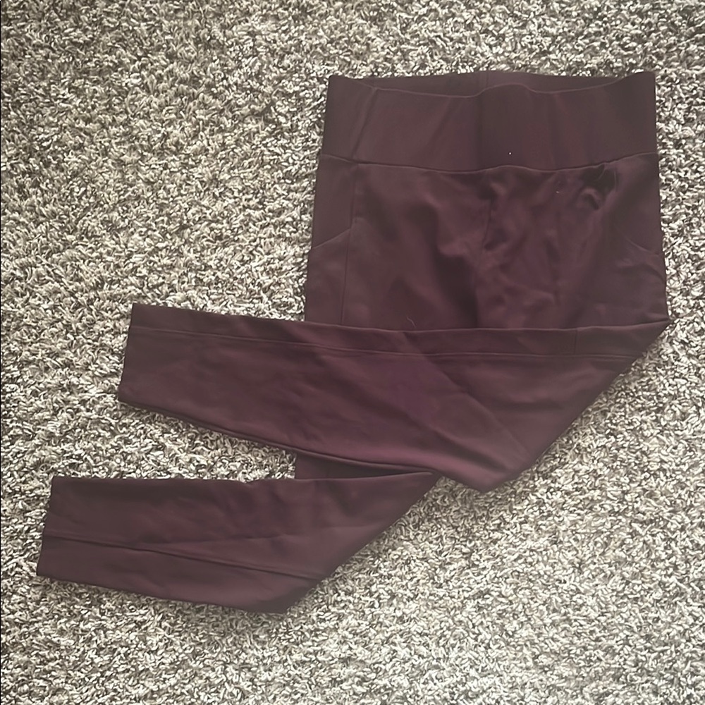 LOFT Burgundy Leggings